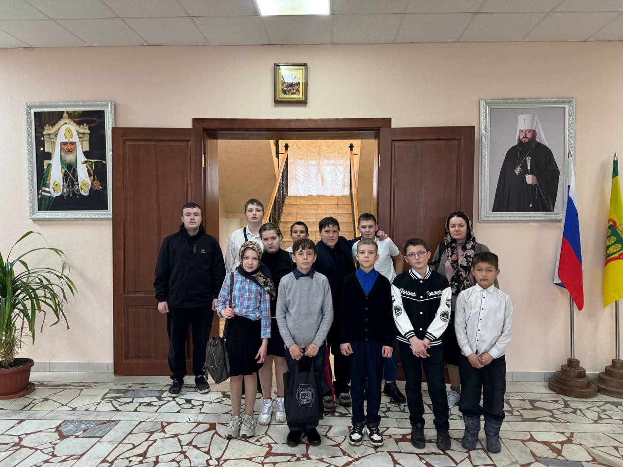 Пензенскую духовную семинарию посетили воспитанники воскресной школы пгт. Чаадаевки
